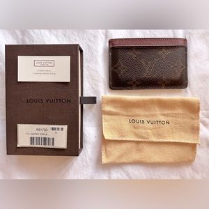 2016 LOUIS VUITTON PTE CARTES SIMPLE (CARD HOLDER) M61733